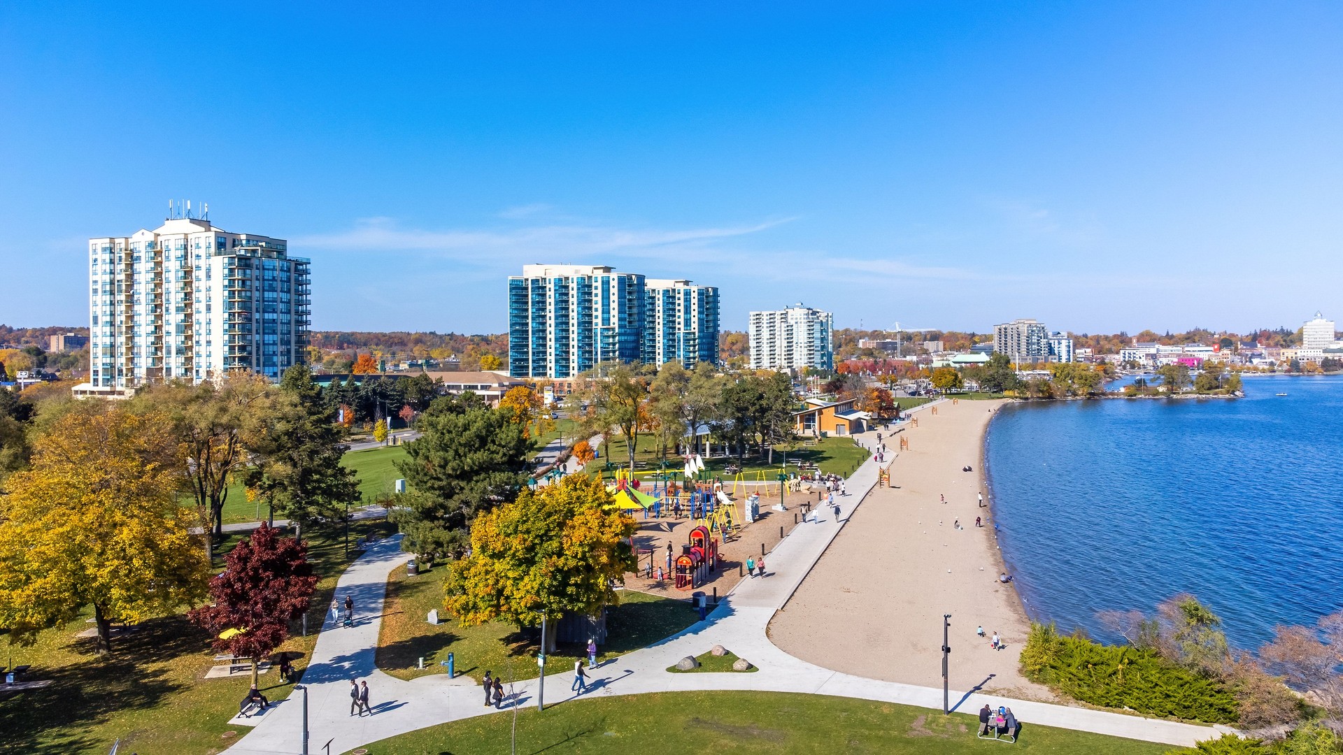 Centennial Beach in Barrie