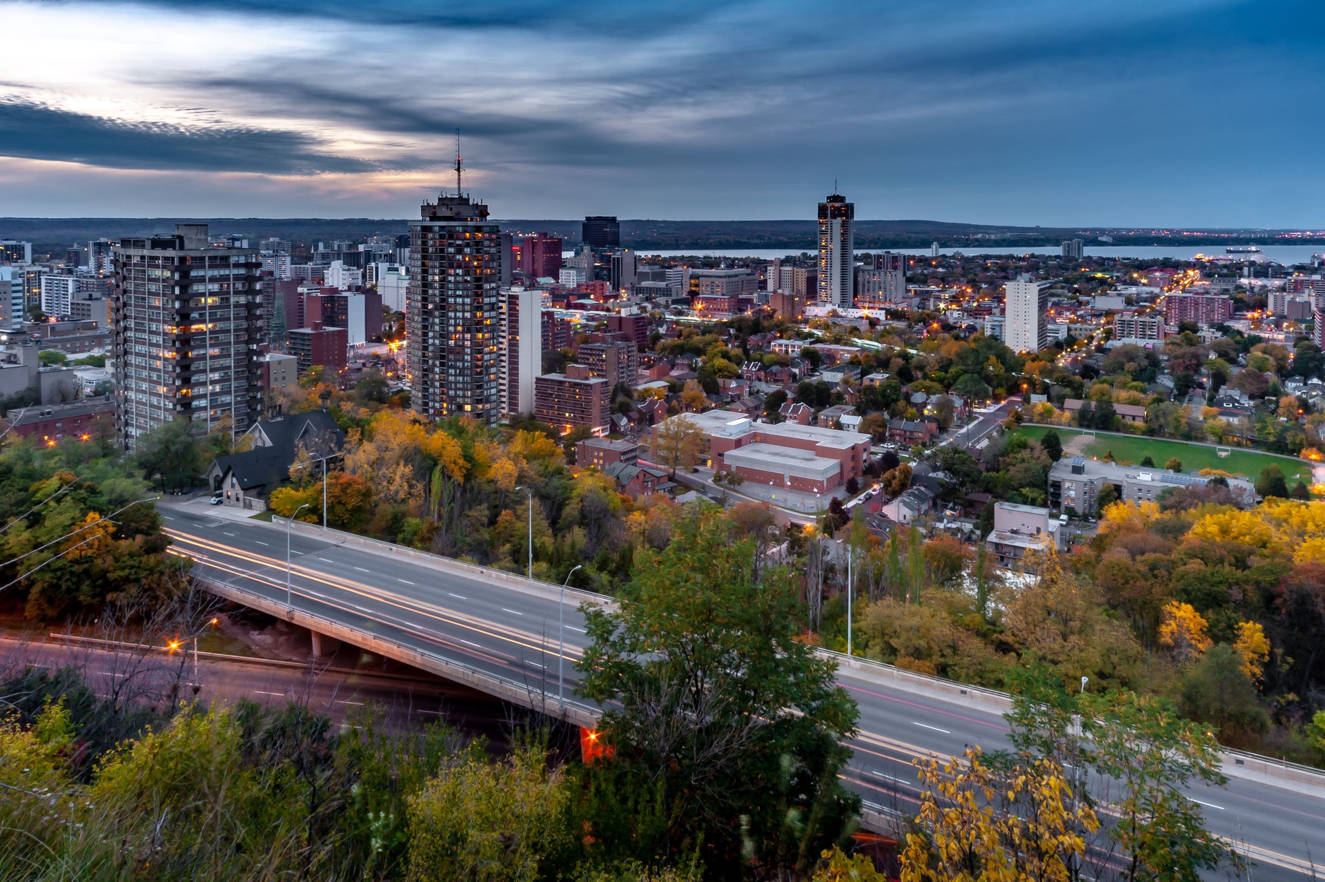 Hamilton in Dusk, Ontario  Canada